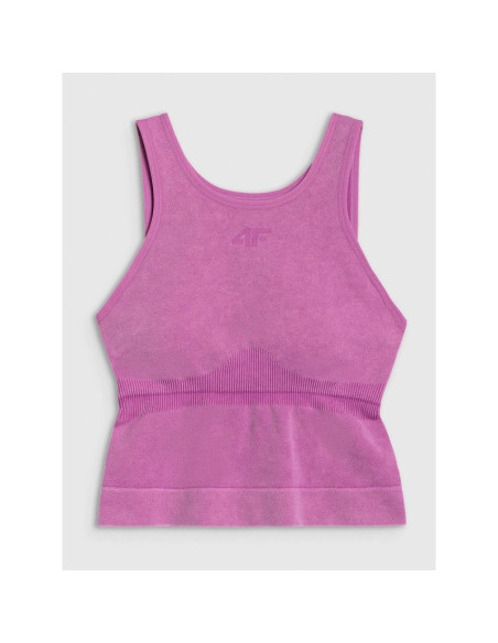 Top do jogi i pilatesu slim szybkoschnący damski 4f 4fwaw25tfslf578-54a