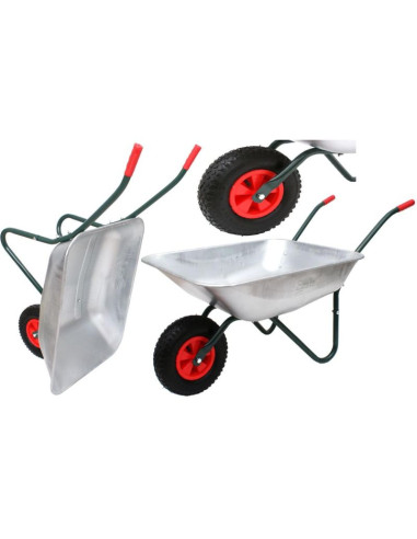 Taczka ogrodowa ocynkowana 80kg 60l