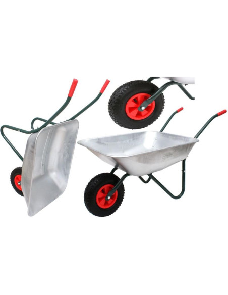 Taczka ogrodowa ocynkowana 80kg 60l