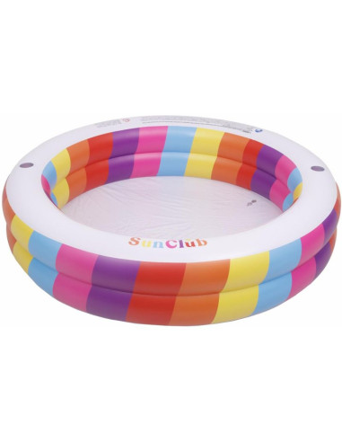 Basen dziecięcy 2- pierścieniowy tęcza 187x42.5cm 51457