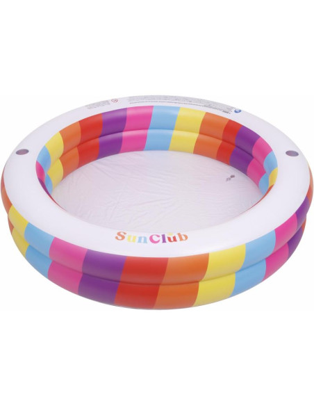 Basen dziecięcy 2- pierścieniowy tęcza 187x42.5cm 51457