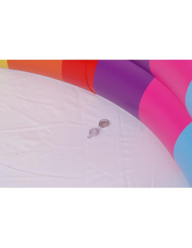 Basen dziecięcy 2- pierścieniowy tęcza 187x42.5cm 51457