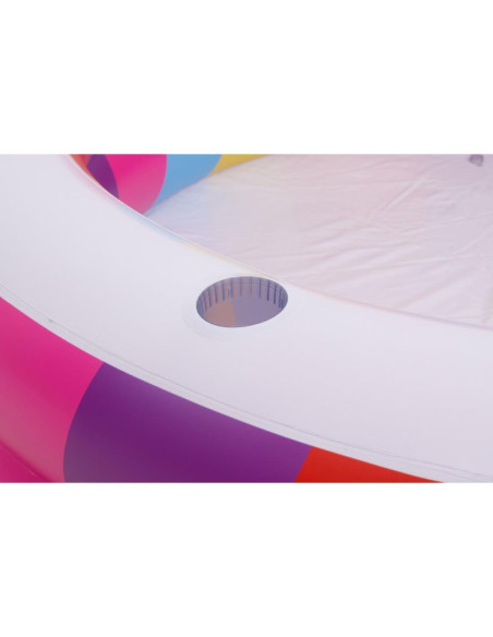 Basen dziecięcy 2- pierścieniowy tęcza 187x42.5cm 51457