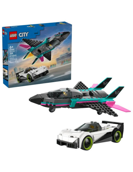 Lego city 60489 jet konta samochód