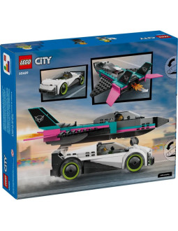 Lego city 60489 jet konta samochód 2