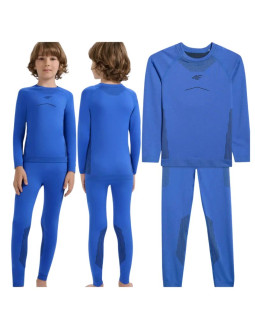 Bielizna bezszwowa chłopięca komplet (góra+doł) 4f 4fjwaw25useam248-36s