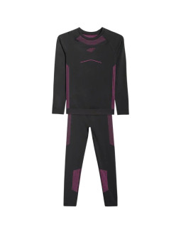 Bielizna bezszwowa dla dziewczynki 4f f250 głęboka czerń 4fjwaw25useaf250 20s 2