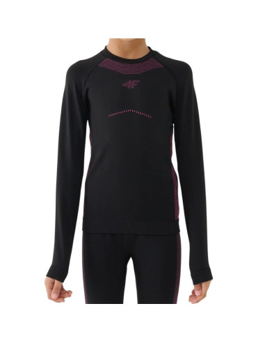 Bielizna bezszwowa dla dziewczynki 4f f250 głęboka czerń 4fjwaw25useaf250 20s