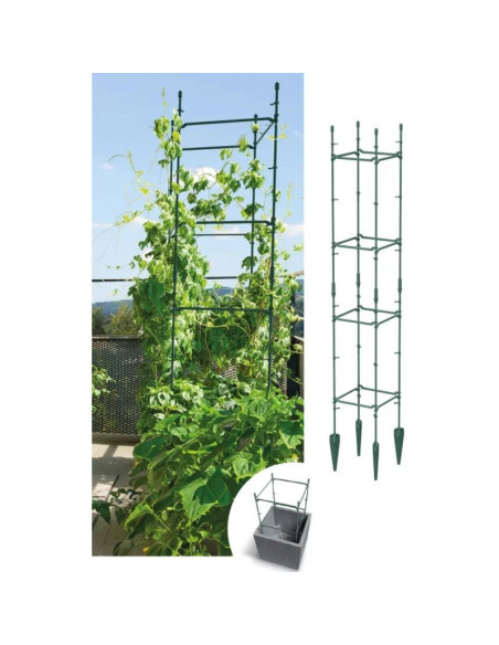 Doniczka sierra square beton effect 39x39 antracyt