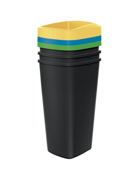 Śmietnik kosze na śmieci 3x25 l compacta q sortibox kolor