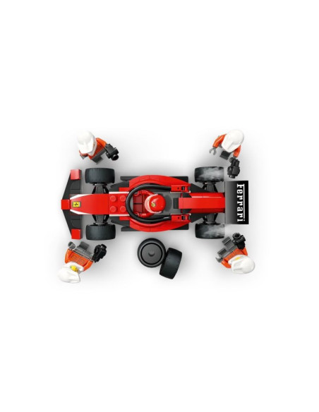 Lego city 60443 f1 pit stop i mechanicy z bolidem ferrari