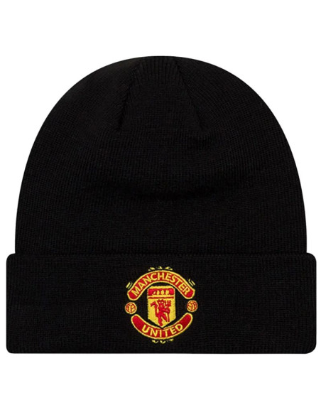 New era core cuff beanie manchester united fc hat 11213215 czarne one size