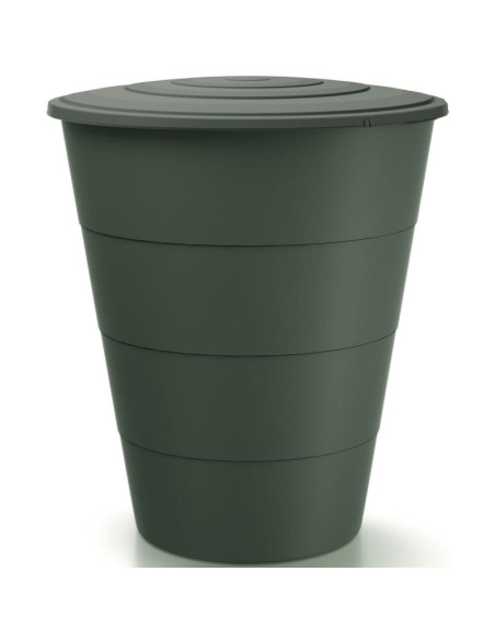 Zbiornik pojemnik na wodę deszczówkę smooth 210l zielony leśny