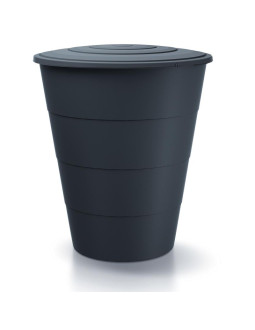 Zbiornik pojemnik na wodę deszczówkę smooth 210l antracyt 2