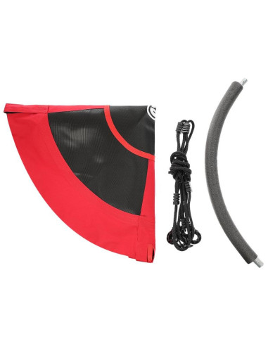 Huśtawka ogrodowa bocianie gniazdo 110cm xxxl czerwona