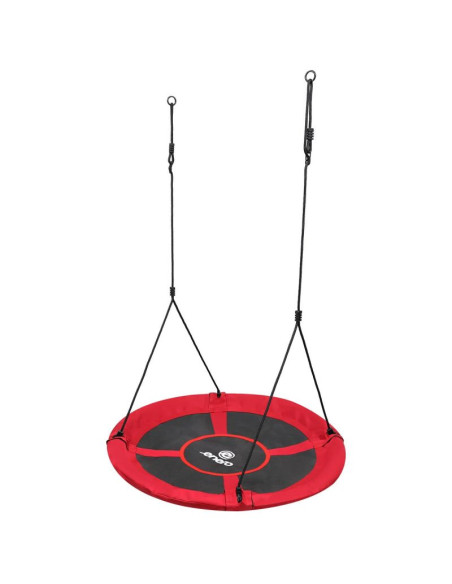 Huśtawka ogrodowa bocianie gniazdo 110cm xxxl czerwona