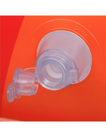 Basen dmuchany rodzinny prostokątny 2- pierścieniowy tęcza 195x140x47cm 51470