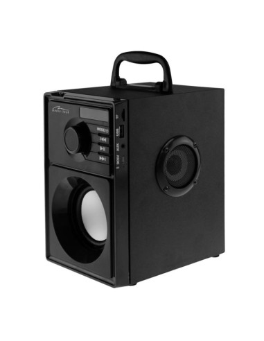 Media-tech głośnik bezprzewodowy boombox silver 15w mrs mt3179