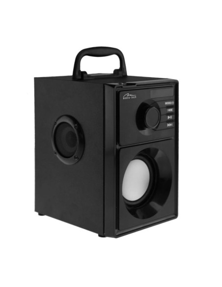 Media-tech głośnik bezprzewodowy boombox silver 15w mrs mt3179
