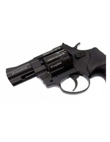 Rewolwer hukowy alarmowo sygnałowy zoraki r1-k6l bas lufa 2,5" kal. .22 long blank czarny (r1256bmp-bas)