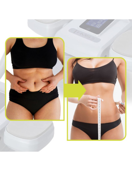 Ka08 gray abs automatyczne koło do ćwiczeń mięśni brzucha z wyświetlaczem lcd i ładowaniem hms