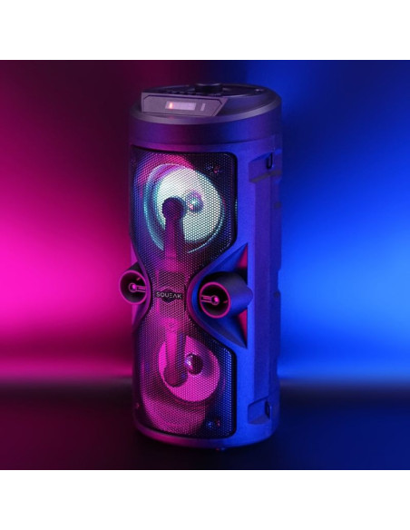 Squeak głośnik karaoke harmony bluetooth 5.0, radio fm, microsd, aux, usb sq1004