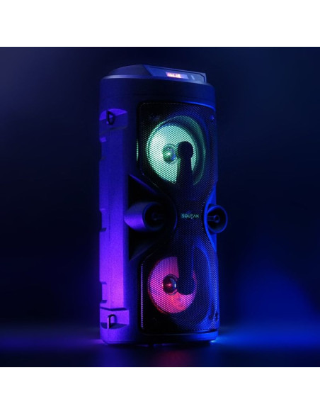 Squeak głośnik karaoke harmony bluetooth 5.0, radio fm, microsd, aux, usb sq1004