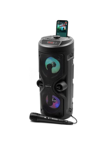 Squeak głośnik karaoke harmony bluetooth 5.0, radio fm, microsd, aux, usb sq1004