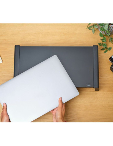 Podstawka pod monitor trust monta glass monitor stand blk 25271