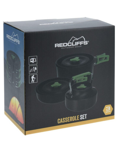 Menażka 3w1 garnek patelnia czajnik turystyczny redcliffs