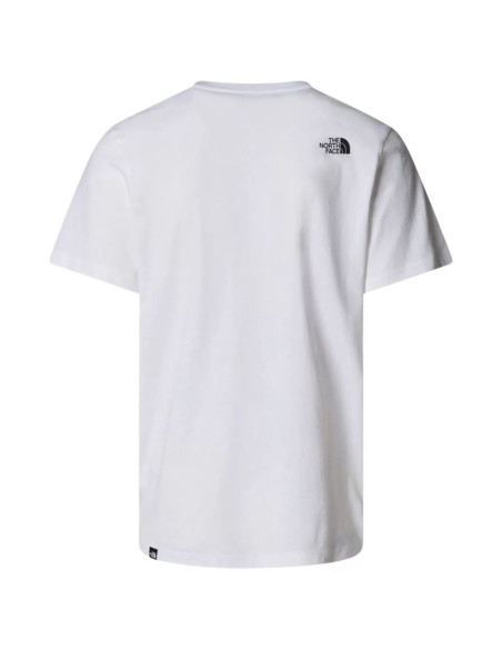 The north face m ss easy tee nf0a8a6cfn41 białe l
