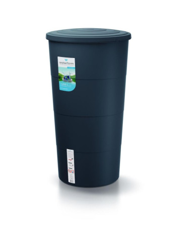 Zbiornik pojemnik na wodę deszczówkę smooth 200l antracyt