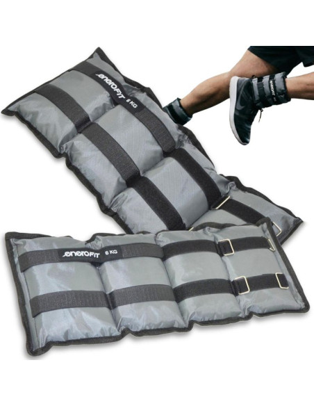 Obciążenie na przeguby szare 12kg (2x6kg) enero fit