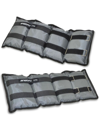 Obciążenie na przeguby szare 12kg (2x6kg) enero fit