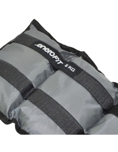 Obciążenie na przeguby szare 12kg (2x6kg) enero fit