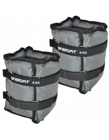 Obciążenie na przeguby szare 12kg (2x6kg) enero fit