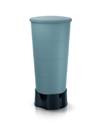 Zbiornik pojemnik na wodę deszczówkę smooth 200l smooth gray