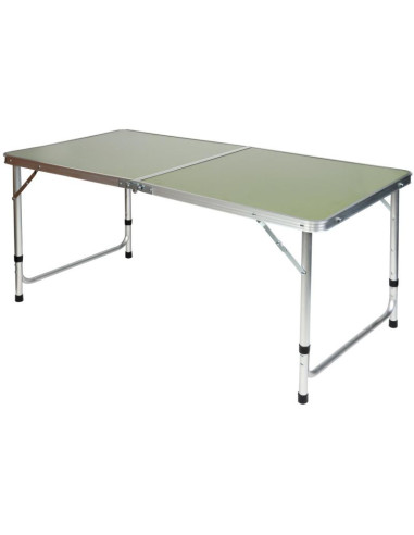Stolik turystyczny składany kempingowy 120x60x70/62/55cm zielony