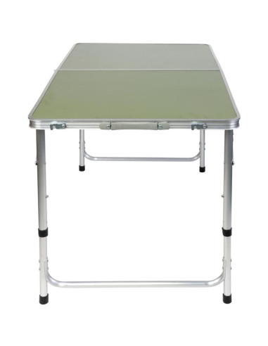Stolik turystyczny składany kempingowy 120x60x70/62/55cm zielony