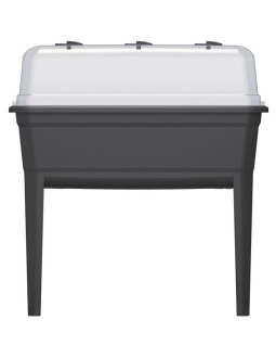 Szklarnia stojąca rozsadnik respana set ecoline 74,6x77,7x36,8cm antracyt 2