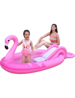 Basen dziecięcy plac zabaw flaming 213x123x78cm 57172