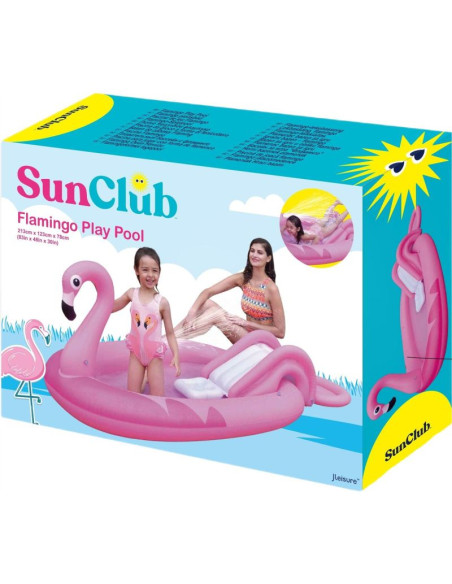 Basen dziecięcy plac zabaw flaming 213x123x78cm 57172