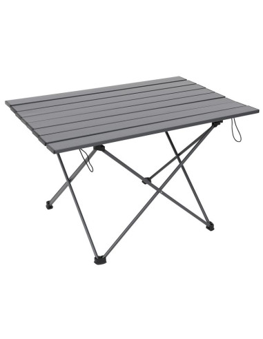 Stolik turystyczny składany 68x46x40cm alumnium szary w pokrowcu