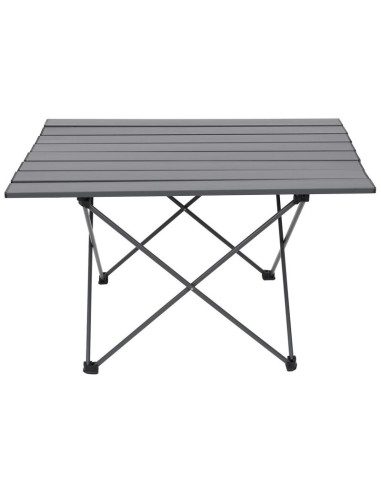 Stolik turystyczny składany 68x46x40cm alumnium szary w pokrowcu