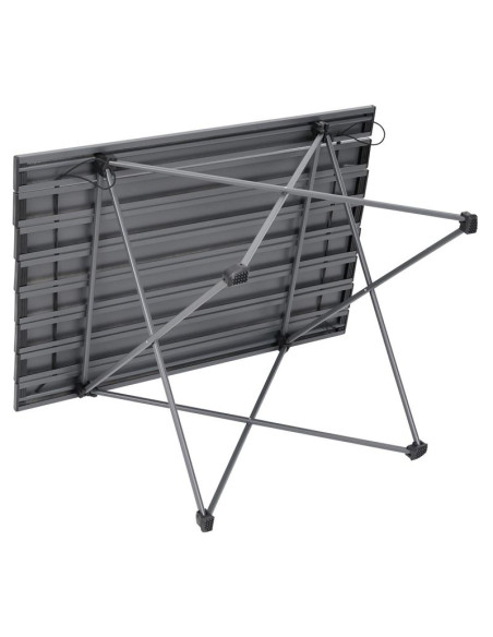 Stolik turystyczny składany 68x46x40cm alumnium szary w pokrowcu