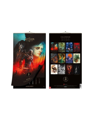 Kalendarz good loot the witcher (wiedźmin) 3: wild hunt 10th anniversary calendar 2026