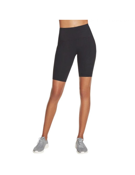 Skechers go walk high waisted bike short w3sh53-blk czarne l