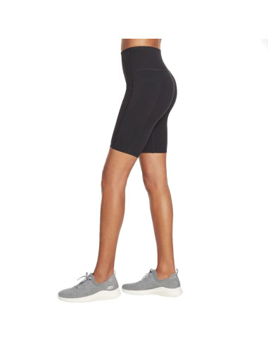 Skechers go walk high waisted bike short w3sh53-blk czarne l