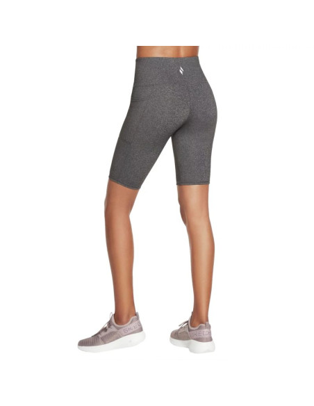 Skechers go walk high waisted bike short w3sh53-gys szare m