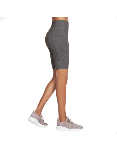 Skechers go walk high waisted bike short w3sh53-gys szare m